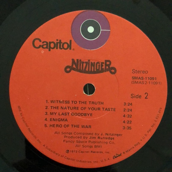 Nitzinger Vinyl Album Nitzinger - Picture 8 of 9